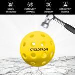 CYCLOTRON 6-Pack Premium Pickleball Balls - Yellow