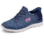 Skechers Women's Slip-Ins Summit Sneakers, Navy Purple
