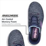 Skechers Women's Slip-Ins Summit Sneakers, Navy Purple