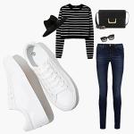 SERNIAL Women's White Pickleball Sneakers