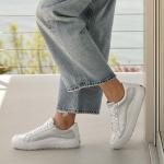 Dr. Scholl's Women's Time Off White Slip-On Sneaker