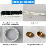 Heavy-Duty Portable Tennis Net for Pickleball Courts