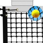 Heavy-Duty Portable Tennis Net for Pickleball Courts