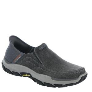 Skechers Men's Charcoal Slip-in Loafer, X-Wide