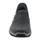 Skechers Men's Charcoal Slip-in Loafer, X-Wide