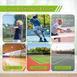 FOBAKY Durable High Bounce Pickleball Balls - 4 Pack