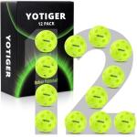 YOTIGER Indoor High Bounce Pickleball Balls - 12 Pack