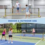 Choiana Portable Pickleball Net Set with Paddles
