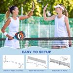 Choiana Portable Pickleball Net Set with Paddles