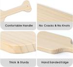 Solid Wood Greek Fraternity Paddle, 15-Inch