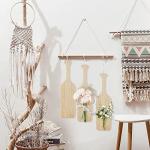 15" Unfinished Wooden Pickleball Paddles - 4 Pack