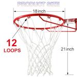 Heavy Duty Outdoor Basketball Net - 12 Loops
