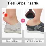 LeIsfIt Women’s Adjustable Wide Diabetic Walking Shoes