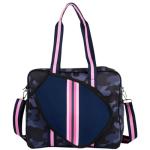Brooklyn Queen Pickleball Bag - Navy Camo & Pink