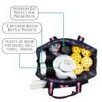 Brooklyn Queen Pickleball Bag - Navy Camo & Pink