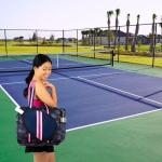 Brooklyn Queen Pickleball Bag - Navy Camo & Pink