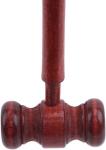 Red Wooden Judge Gavels - 2 Pack