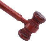 Red Wooden Judge Gavels - 2 Pack