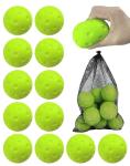 Tarutaru 12 Pack Silent Foam Pickleball Balls