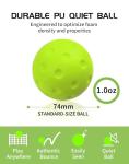 Tarutaru 12 Pack Silent Foam Pickleball Balls