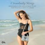 Silver Chrome Mini Tote Bag for Women