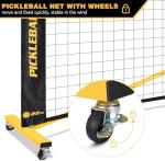 Portable 2-in-1 Pickleball Net with Wheels