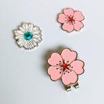 Flower Shape Magnetic Golf Ball Markers Set