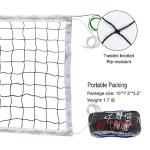DOURR 32 FT Professional Volleyball Net for Pickleball