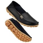 Women’s Soft Slip-On Casual Loafers in Black