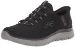 Skechers Men's Hands-Free Pickleball Sneakers, Black 13