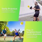 P PIKKOFUN Foam Pickleball Balls for Quiet Practice