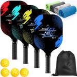 AOPOUL Premium Pickleball Set with 4 Paddles