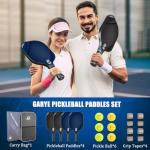 GARYE Pickleball Paddles Set of 4 with Balls