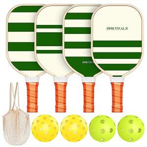 USAPA Approved Pickleball Paddle Set with Balls & Bag