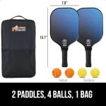 Gorilla Gear USAPA Approved Pickleball Paddles Set