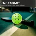 Navona Premium 40-Hole Outdoor Pickleball Balls Set