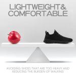Lightweight Black Pickleball Sneakers for Men