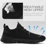 Lightweight Black Pickleball Sneakers for Men