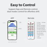 Smart Portable Pickleball Machine with 80+ Ball Capacity