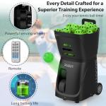 Smart Portable Pickleball Machine with 80+ Ball Capacity