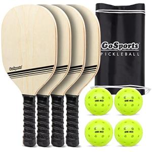 GoSports Classic Pickleball Set with 4 Paddles