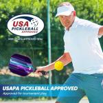 HITTIONA Fiberglass Pickleball Paddle Set for Beginners