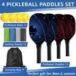 Complete Pickleball Set with Paddles and Balls
