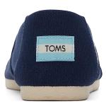 TOMS Women's Navy Recycled Cotton Slip-On Sneakers