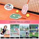 Lightweight Fiberglass Pickleball Paddles Set of 2
