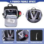 GOBUROS Pickleball Backpack for 4 Paddles