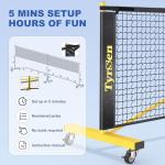 TYRSEN Portable Pickleball Net Set with Accessories