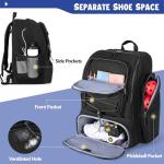 GOBUROS Pickleball Backpack for 4 Paddles