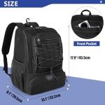 GOBUROS Pickleball Backpack for 4 Paddles