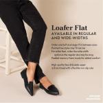 Black Microsuede Women's Loafer Flats, Size 6.5